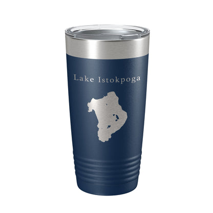 Lake Istokpoga Map Tumbler Travel Mug Insulated Laser Engraved Coffee Cup Florida 20 oz-8
