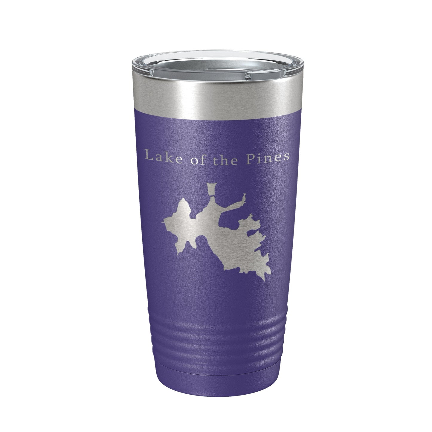 Lake of the Pines Map Tumbler Travel Mug Insulated Laser Engraved Coffee Cup California 20 oz-15