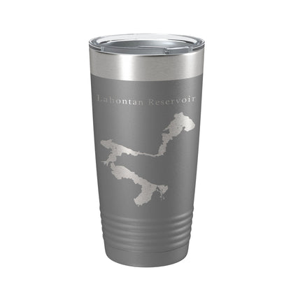 Lahontan Reservoir Tumbler Lake Map Travel Mug Insulated Laser Engraved Coffee Cup Nevada 20 oz-16