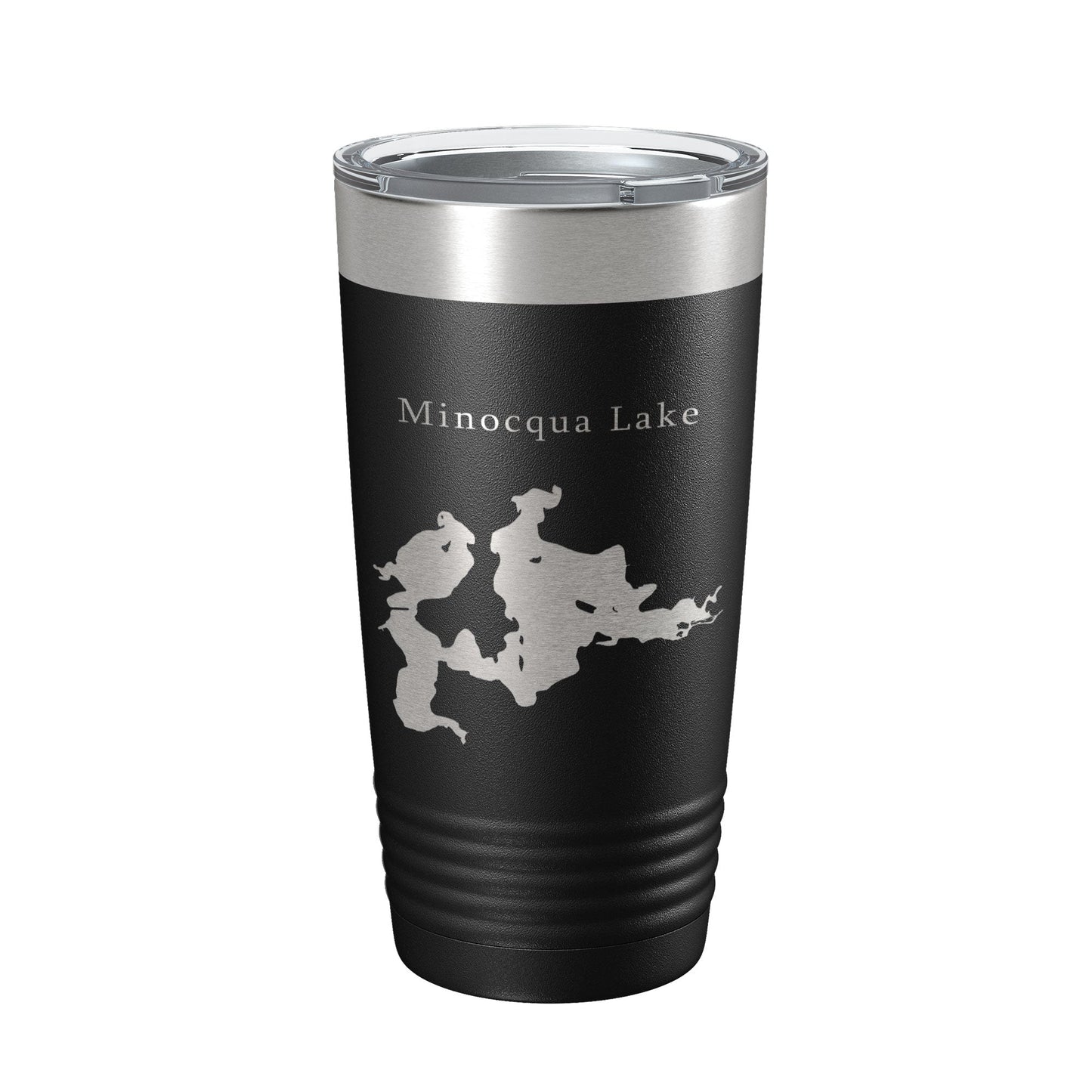 Minocqua Lake Map Tumbler Travel Mug Insulated Laser Engraved Coffee Cup Wisconsin 20 oz-5