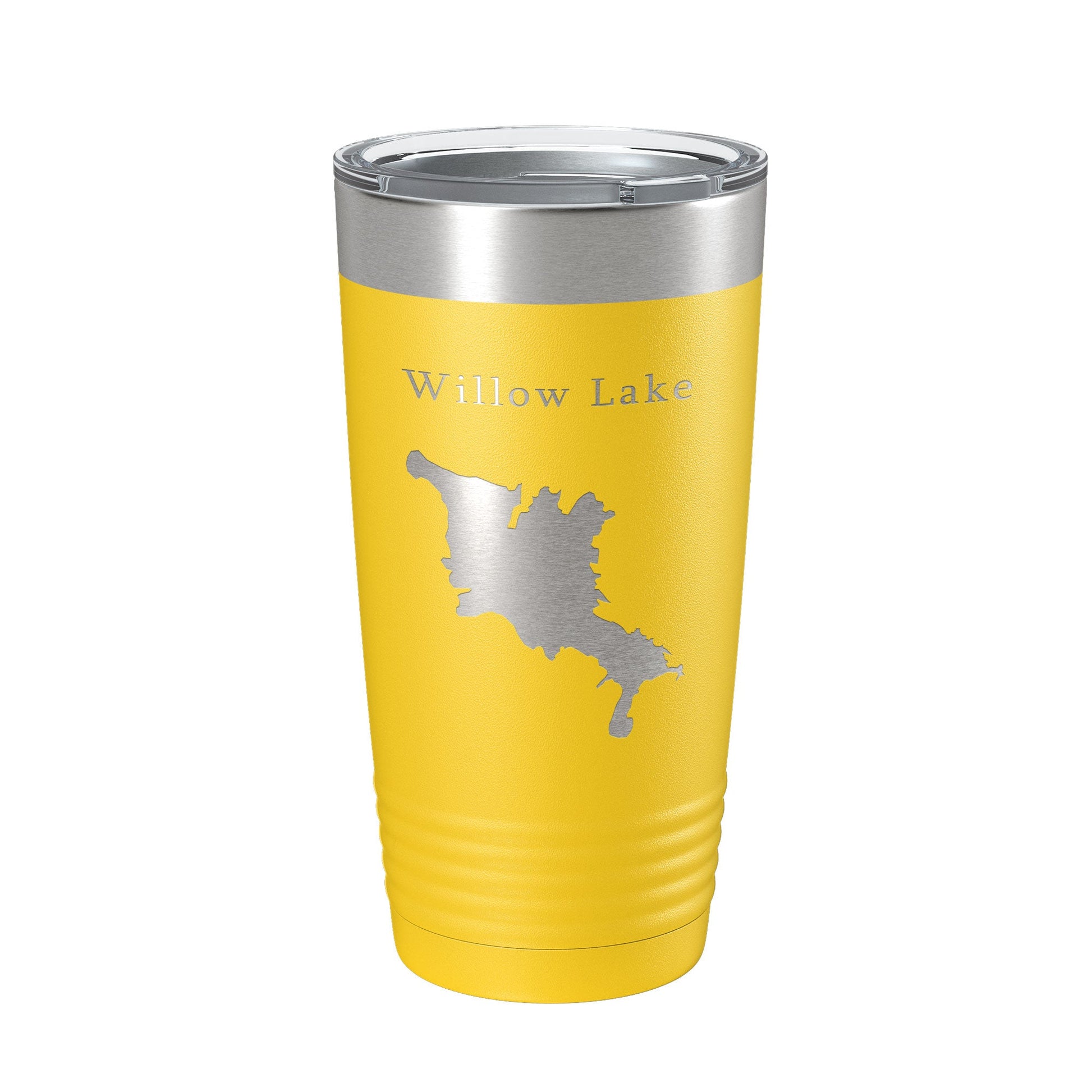 Willow Creek Lake Map Tumbler Travel Mug Insulated Laser Engraved Coffee Cup Arizona 20 oz-4