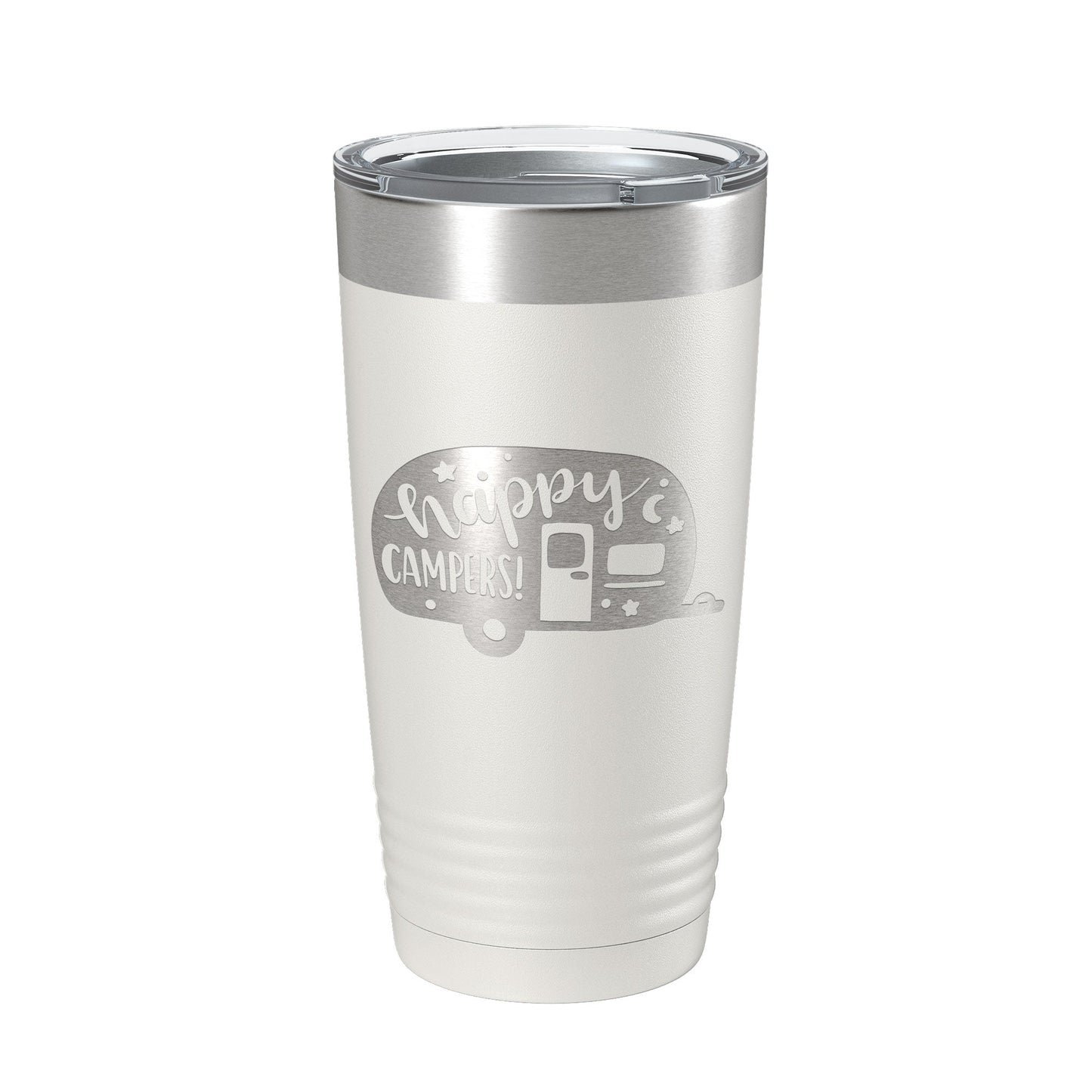 Happy Campers Tumbler RV Camping Travel Mug Gift Insulated Laser Engraved Coffee Cup Tent Outdoors 20 oz-7