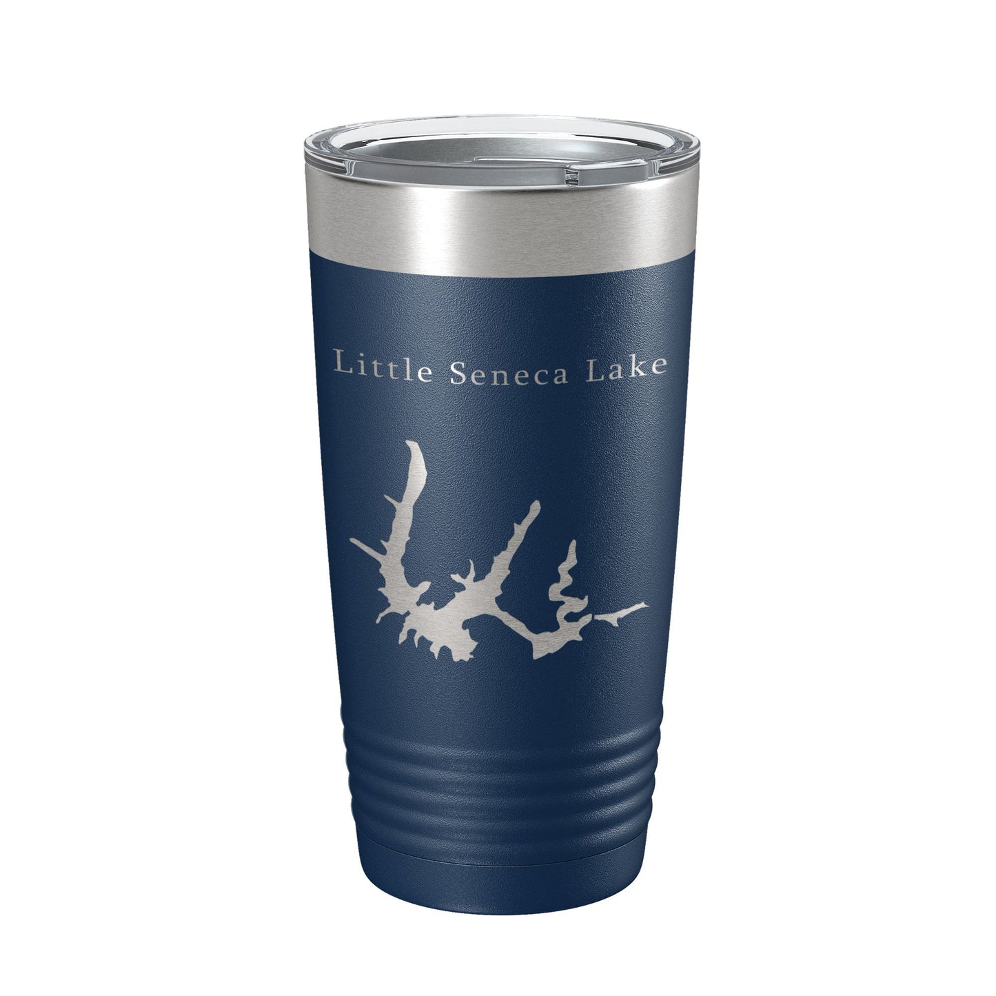 Little Seneca Lake Map Tumbler Travel Mug Insulated Laser Engraved Coffee Cup Maryland 20 oz-2