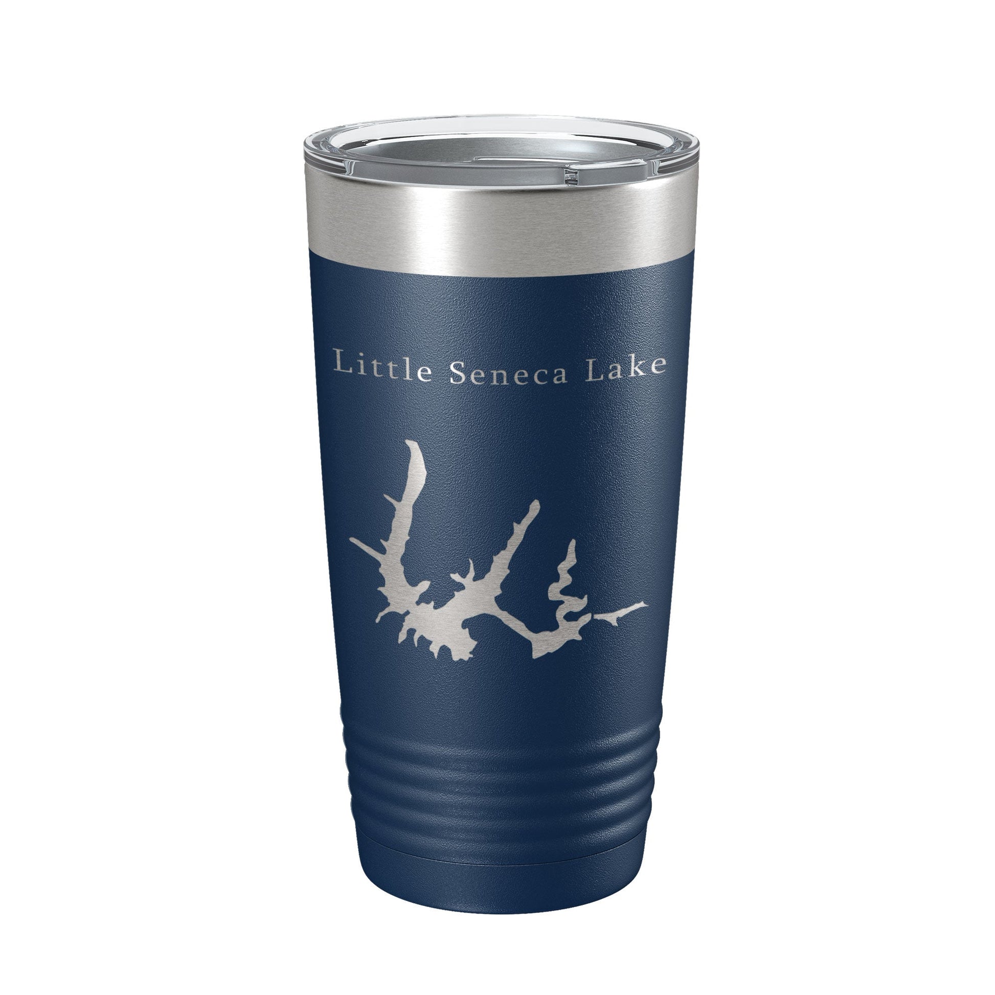 Little Seneca Lake Map Tumbler Travel Mug Insulated Laser Engraved Coffee Cup Maryland 20 oz-2