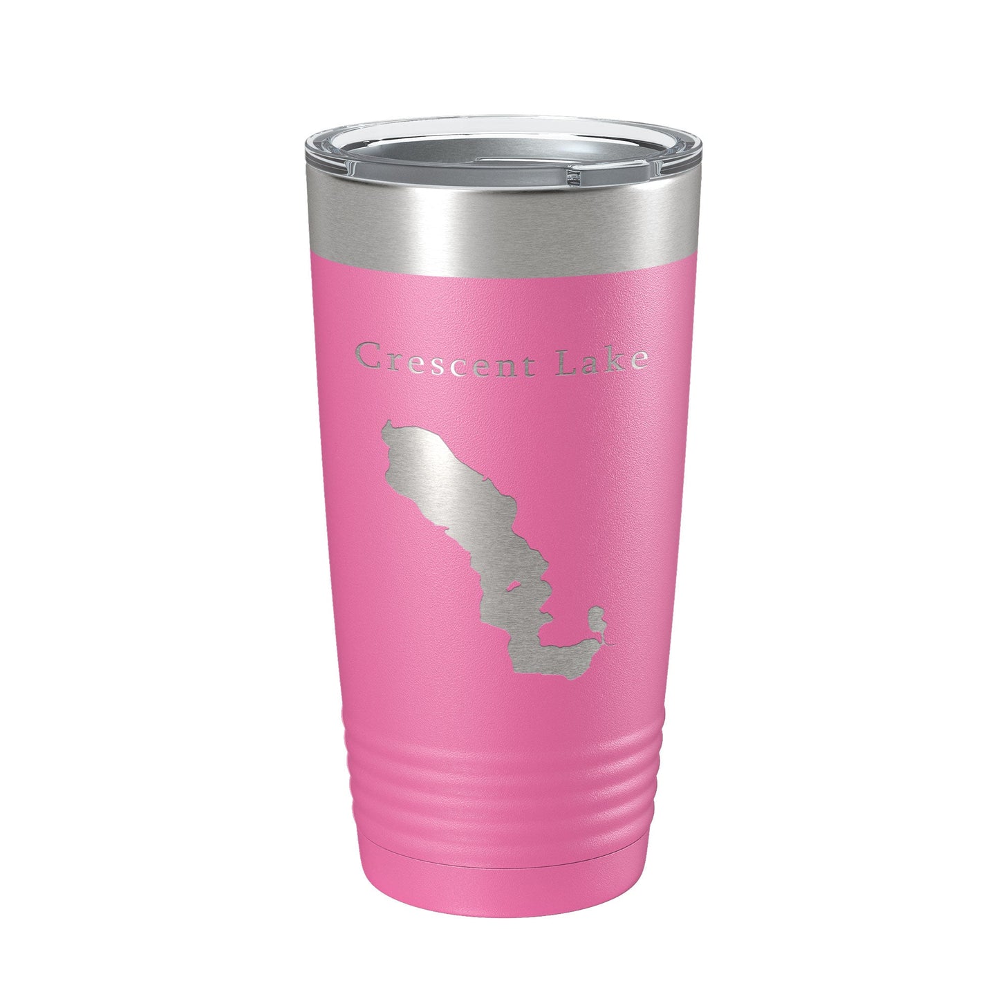 Crescent Lake Map Tumbler Travel Mug Insulated Laser Engraved Coffee Cup Florida 20 oz-11