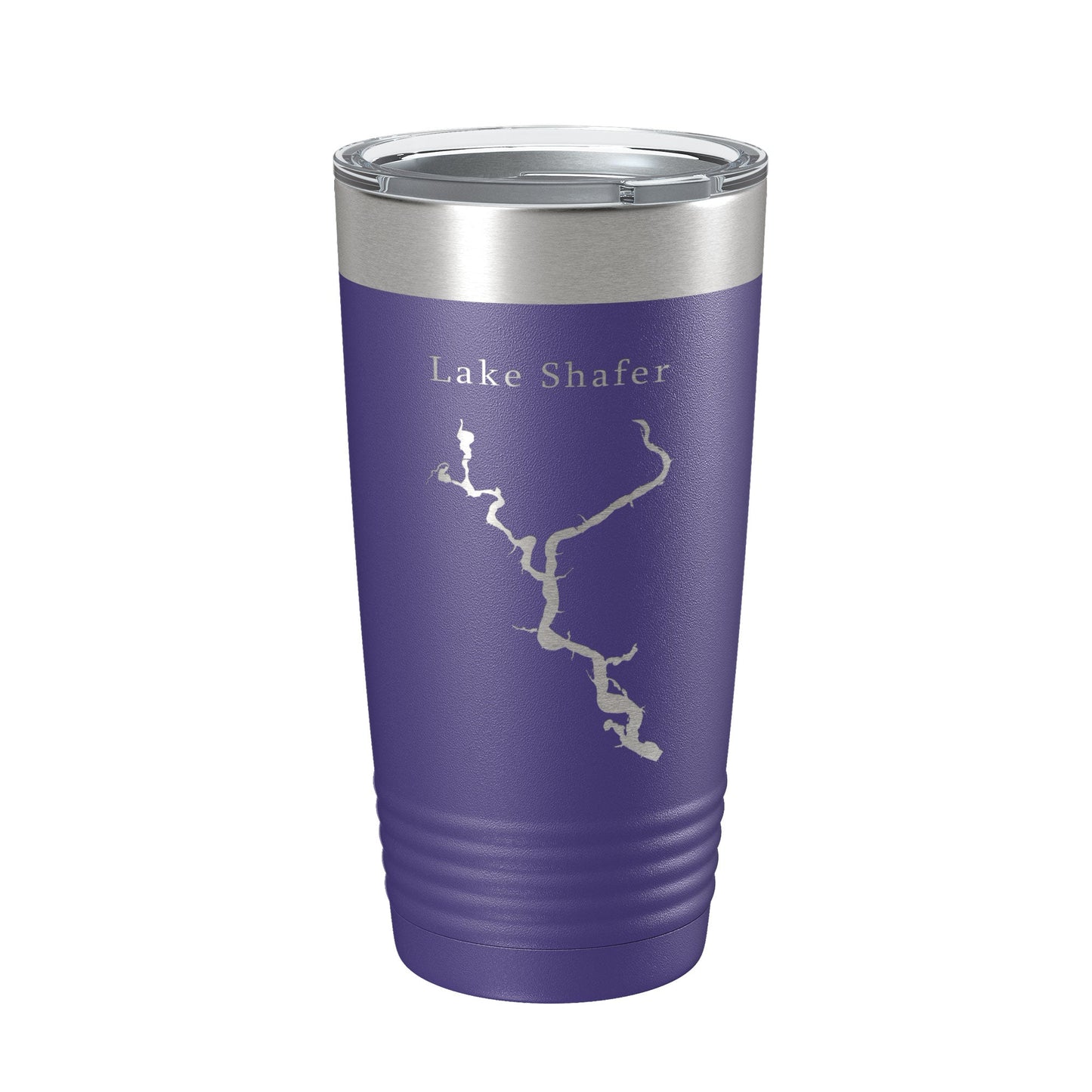 Lake Shafer Map Tumbler Travel Mug Insulated Laser Engraved Coffee Cup Indiana 20 oz-15