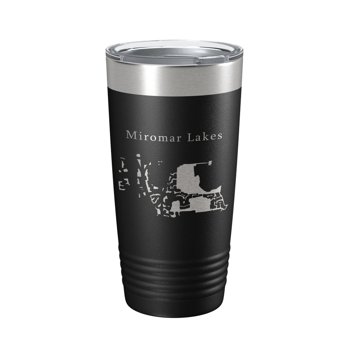 Miromar Lakes Lake Como Map Tumbler Travel Mug Insulated Laser Engraved Coffee Cup Florida 20 oz-0