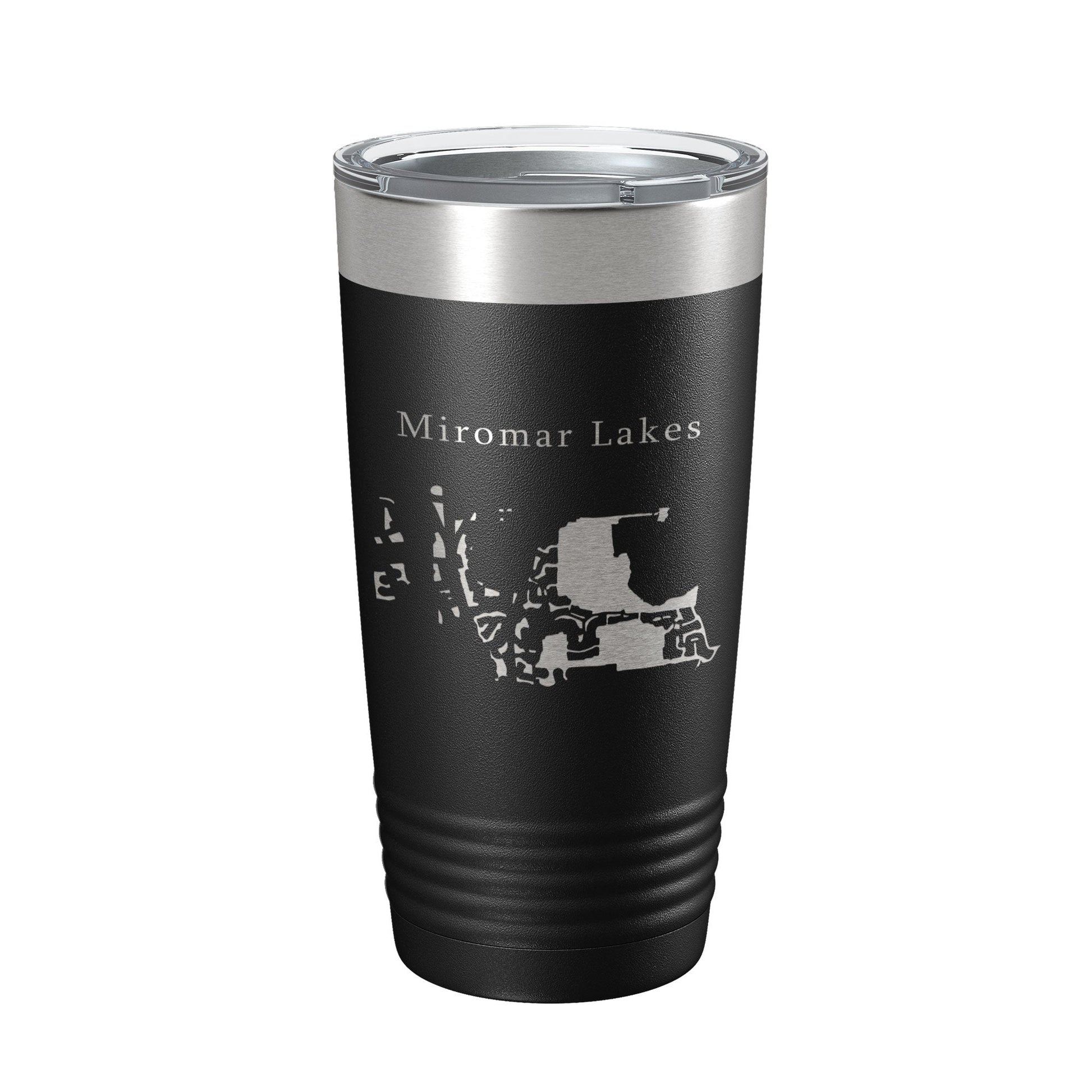 Miromar Lakes Lake Como Map Tumbler Travel Mug Insulated Laser Engraved Coffee Cup Florida 20 oz-0