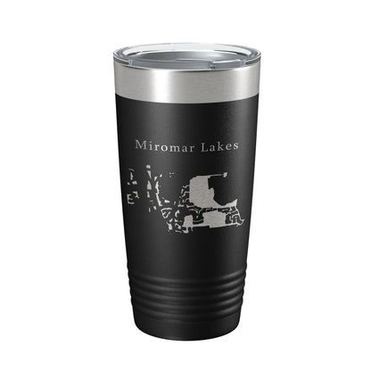 Miromar Lakes Lake Como Map Tumbler Travel Mug Insulated Laser Engraved Coffee Cup Florida 20 oz-0