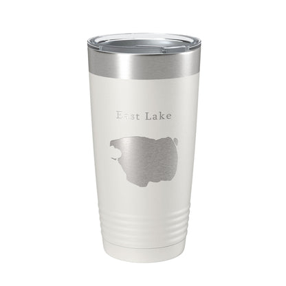 East Lake Map Tumbler Travel Mug Insulated Laser Engraved Coffee Cup Oregon 20 oz-7