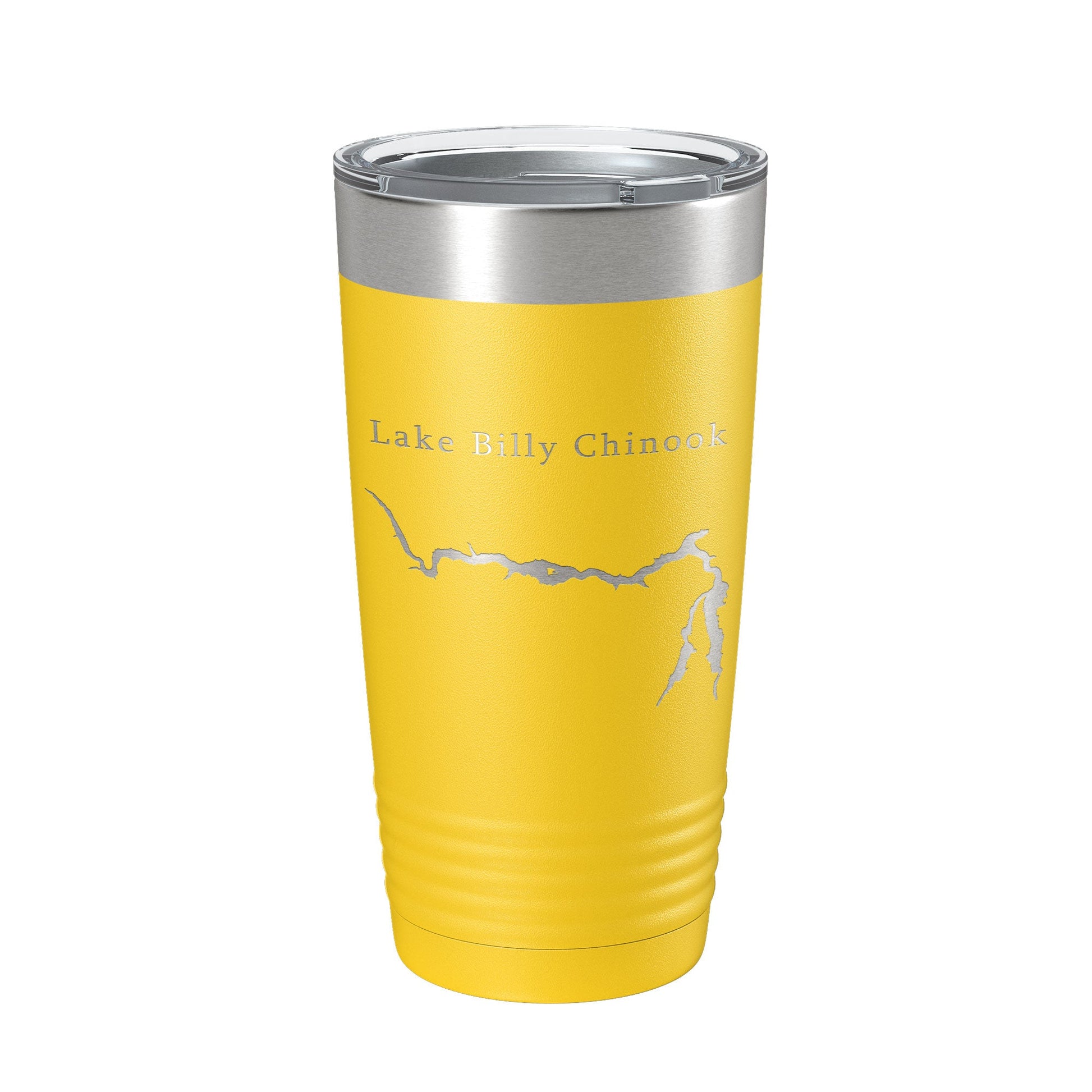 Lake Billy Chinook Map Tumbler Travel Mug Insulated Laser Engraved Coffee Cup Oregon 20 oz-4