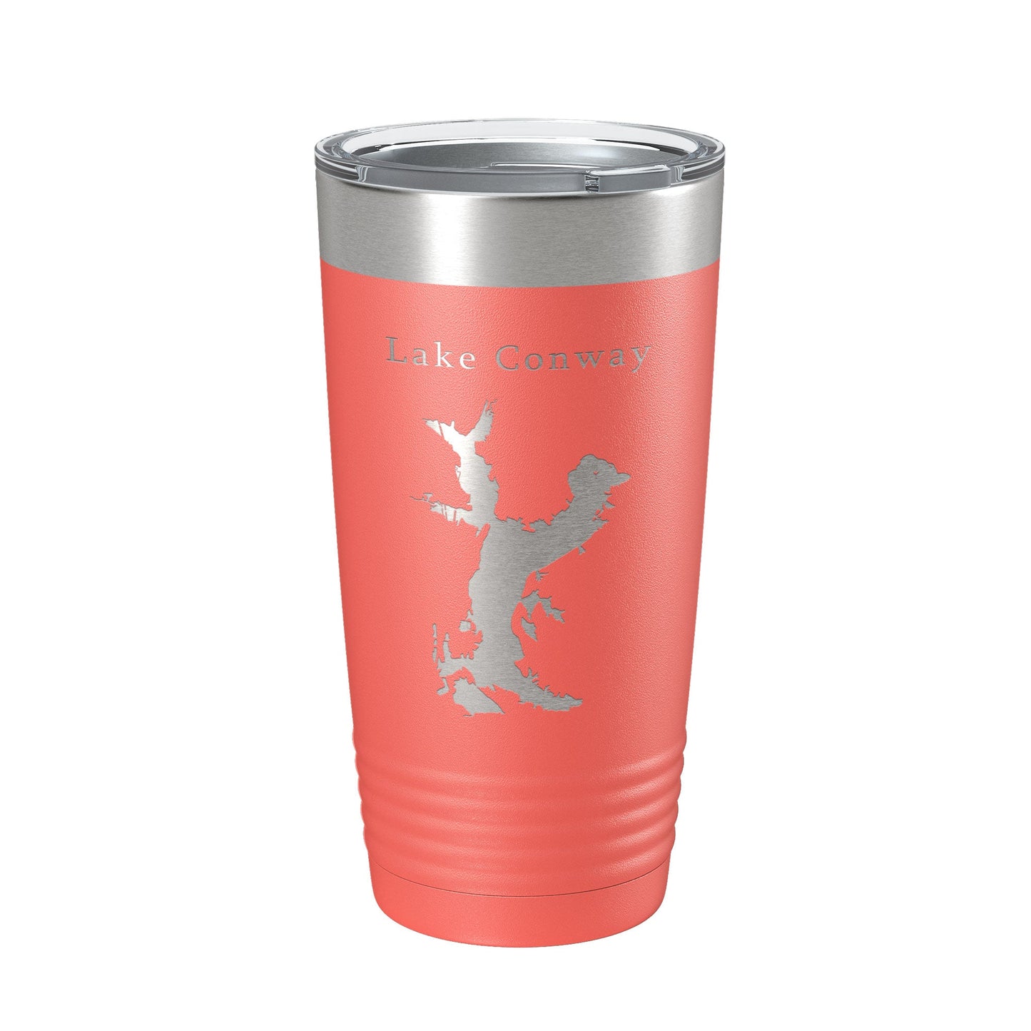 Lake Conway Map Tumbler Travel Mug Insulated Laser Engraved Coffee Cup Arkansas 20 oz-20
