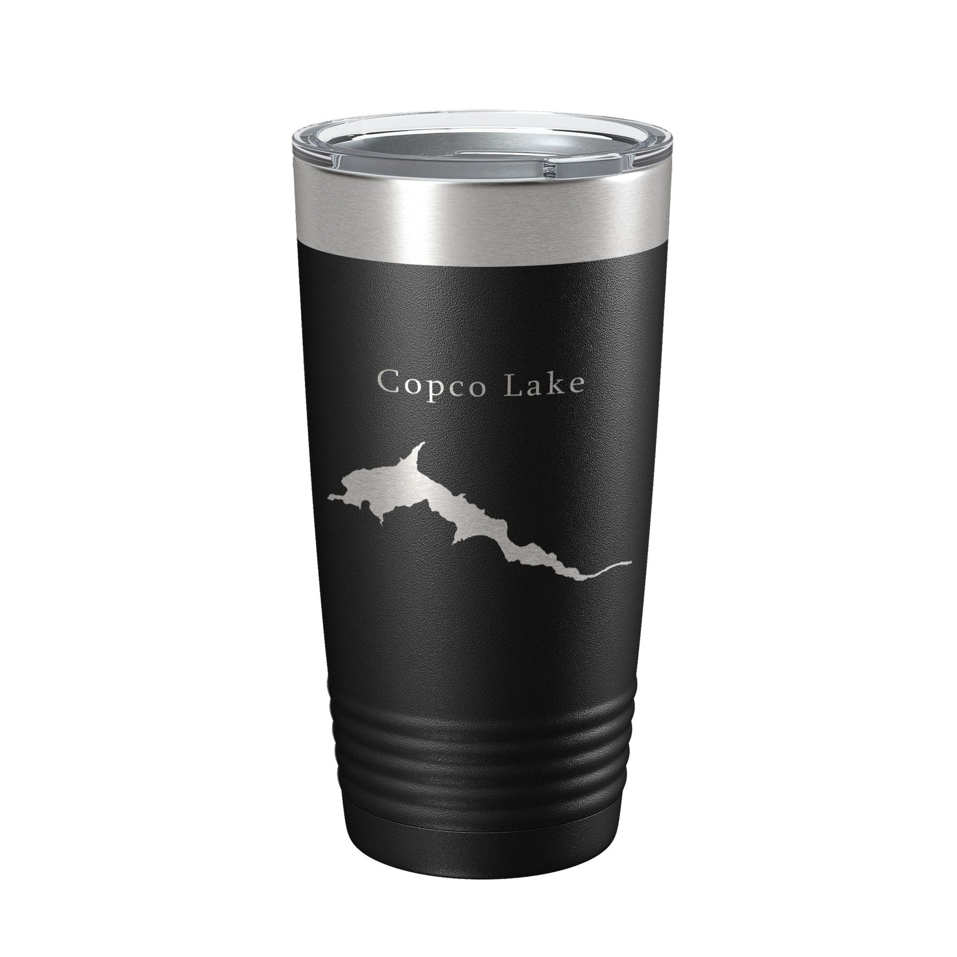 Copco Lake Map Tumbler Travel Mug Insulated Laser Engraved Coffee Cup California 20 oz-5