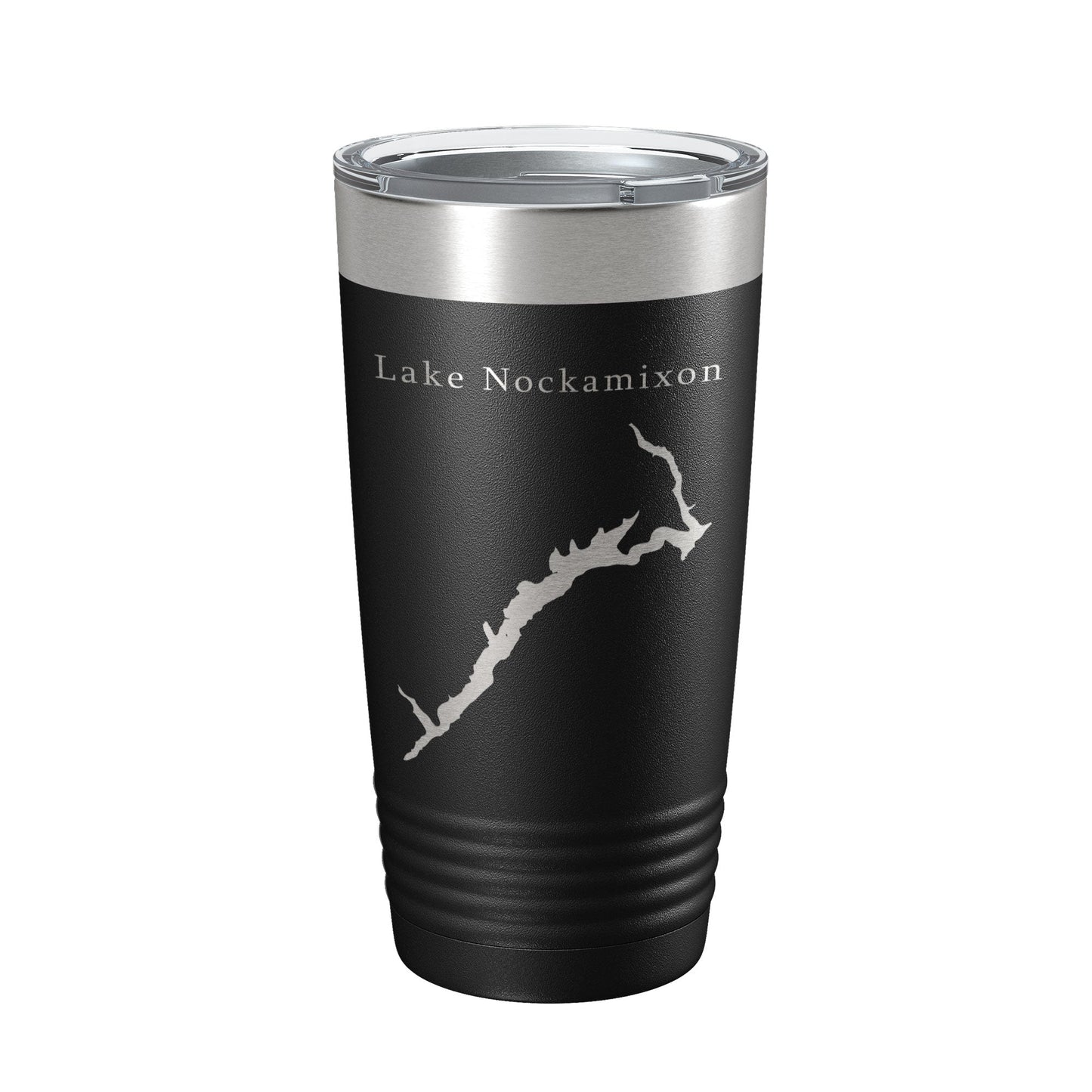 Lake Nockamixon Map Tumbler Travel Mug Insulated Laser Engraved Coffee Cup Pennsylvania 20 oz-0