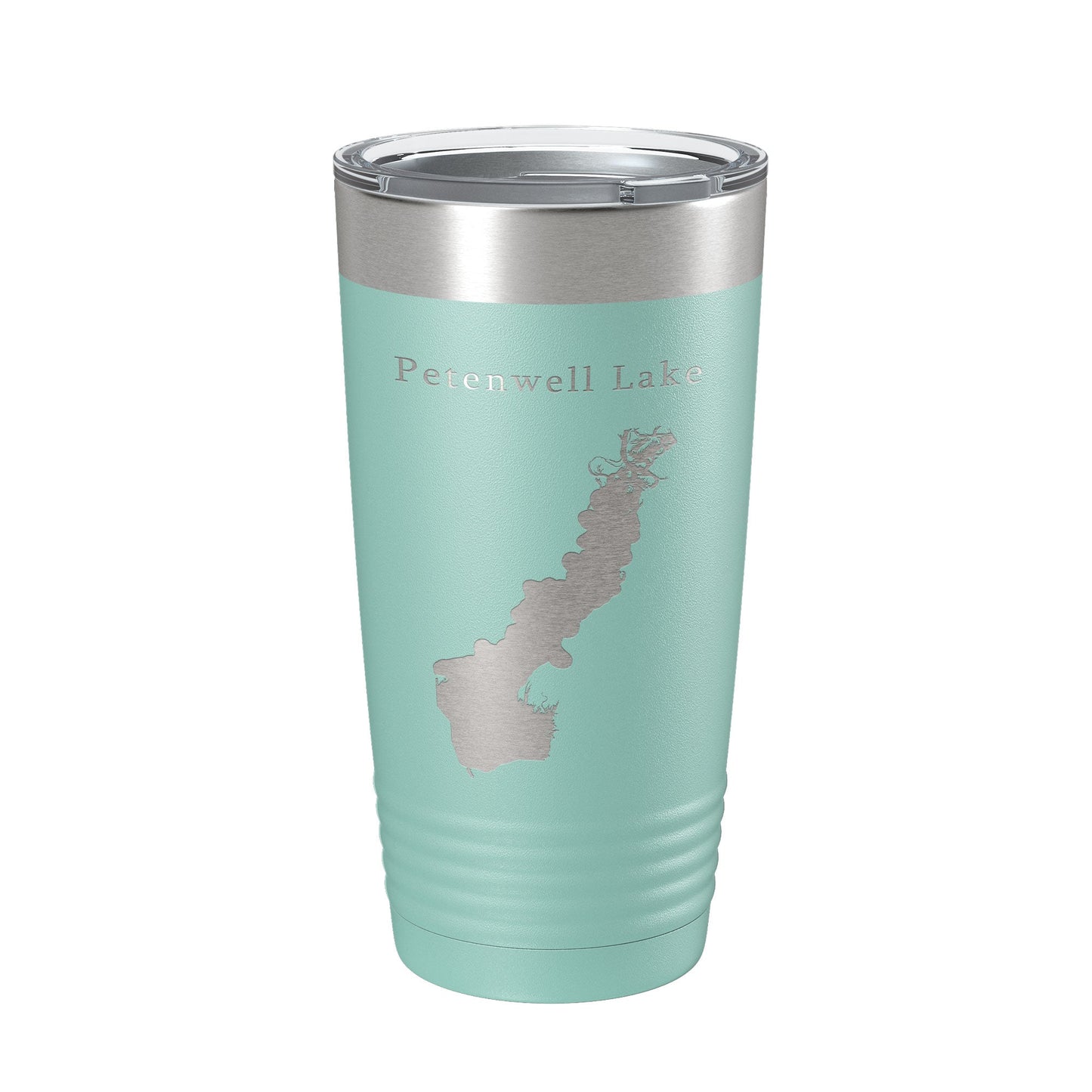 Petenwell Lake Map Tumbler Travel Mug Insulated Laser Engraved Coffee Cup Wisconsin 20 oz-12