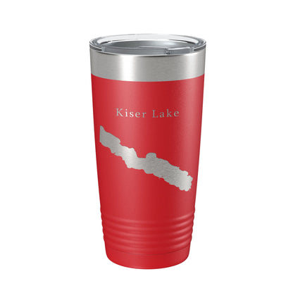 Kiser Lake Map Tumbler Travel Mug Insulated Laser Engraved Coffee Cup Ohio 20 oz-10