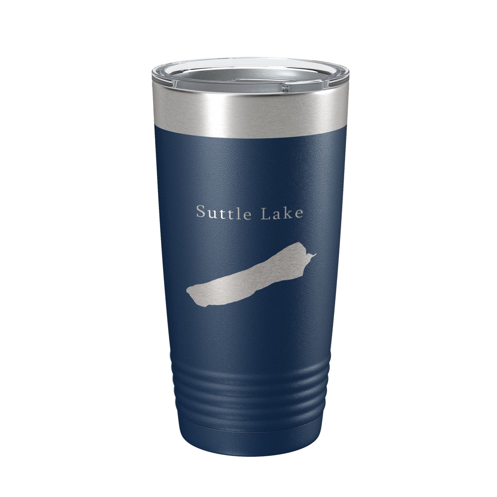 Suttle Lake Map Tumbler Travel Mug Insulated Laser Engraved Coffee Cup Oregon 20 oz-2