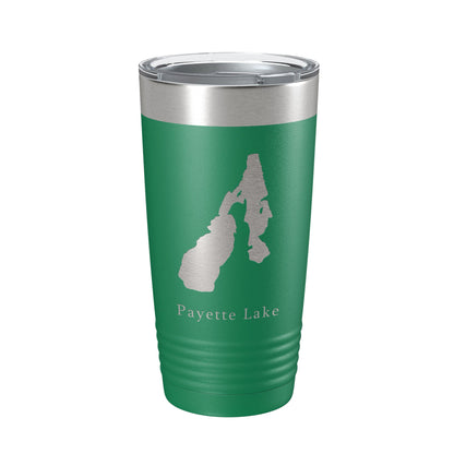 Payette Lake Map Tumbler Travel Mug Insulated Laser Engraved Coffee Cup Idaho 20 oz-9