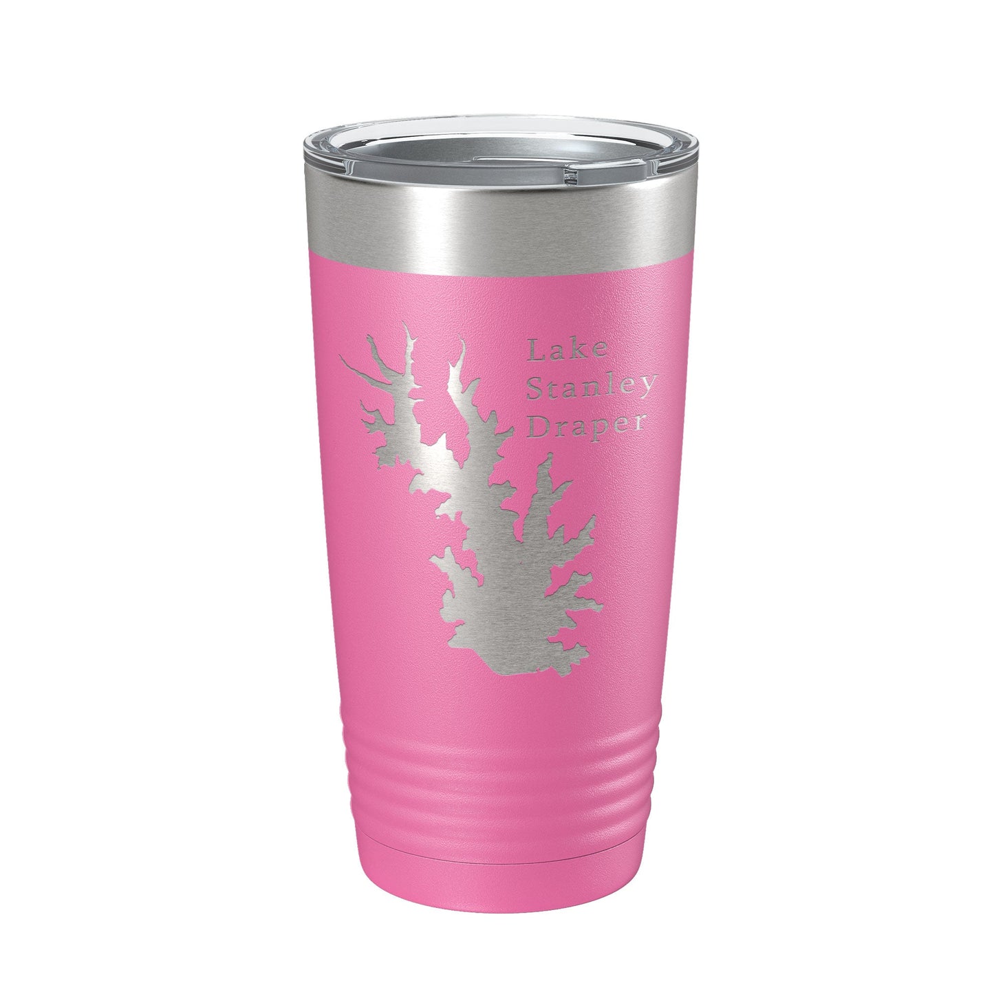 Lake Stanley Draper Map Tumbler Travel Mug Insulated Laser Engraved Coffee Cup Oklahoma 20 oz-11