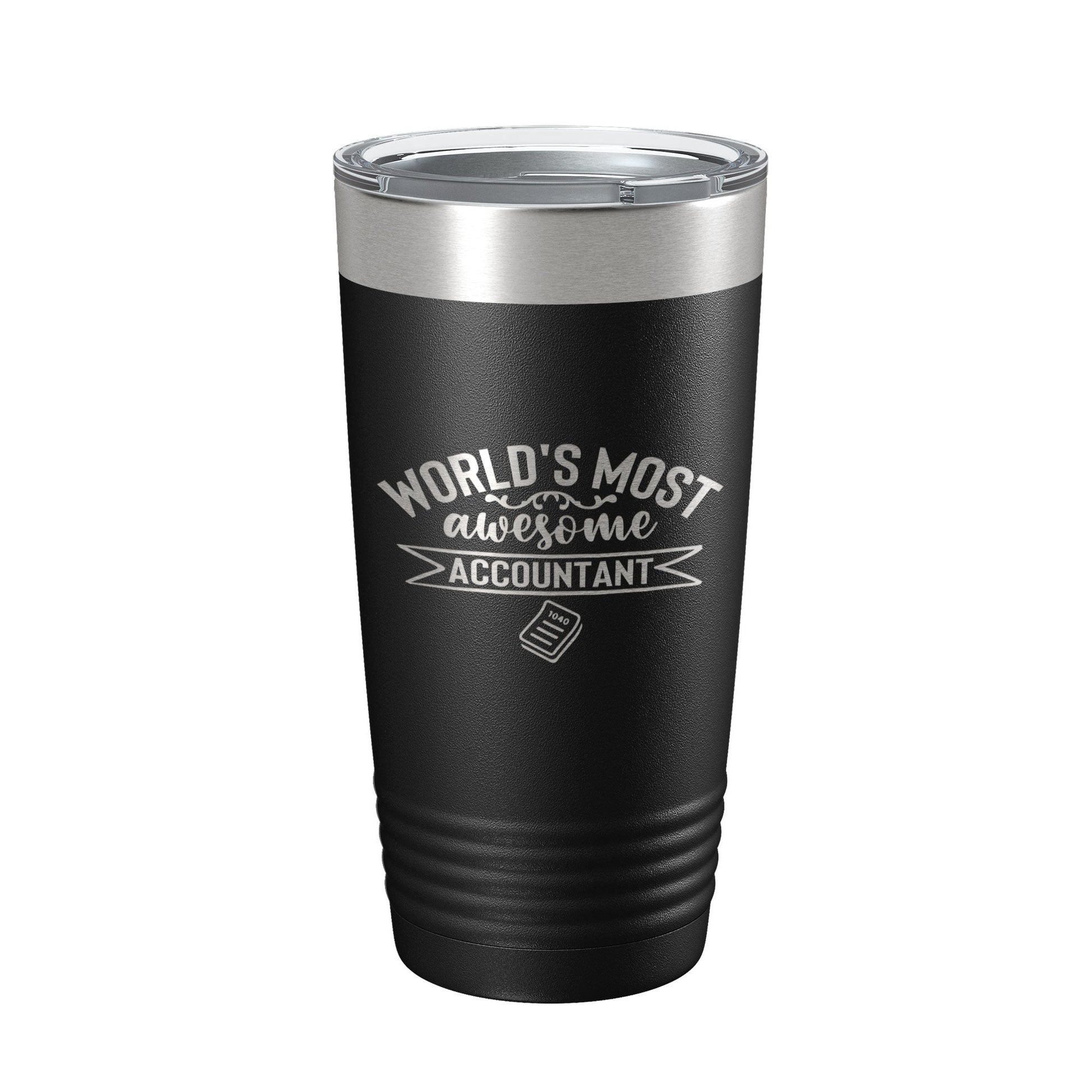 World's Most Awesome Accountant Tumbler Travel Mug Insulated Laser Engraved CPA Gift 1040 Funny Coffee Cup 20 oz-5