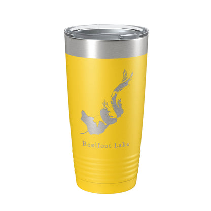 Reelfoot Lake Map Tumbler Travel Mug Insulated Laser Engraved Coffee Cup Tennessee Kentucky 20 oz-4