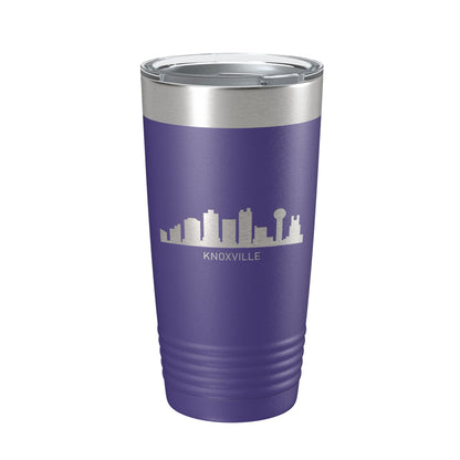 Knoxville TN City Skyline Tumbler Tennessee Travel Mug Sunsphere Insulated Laser Engraved Coffee Cup 20 oz-15