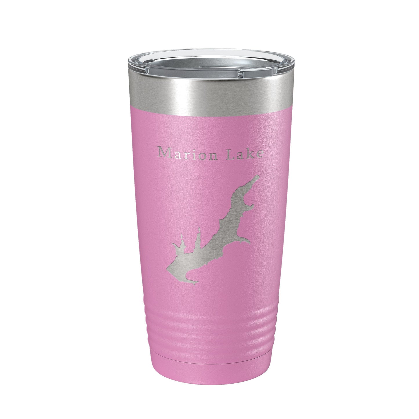 Marion Lake Map Tumbler Travel Mug Insulated Laser Engraved Coffee Cup Kansas 20 oz-14
