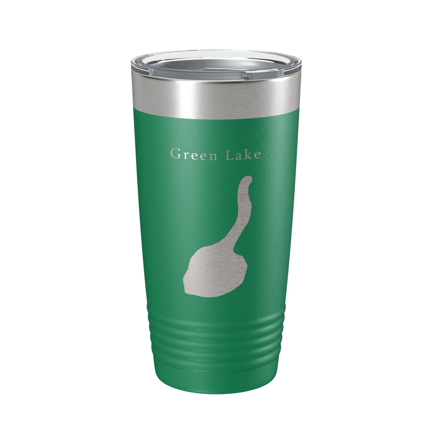 Green Lake Map Tumbler Travel Mug Insulated Laser Engraved Coffee Cup New York 20 oz-9