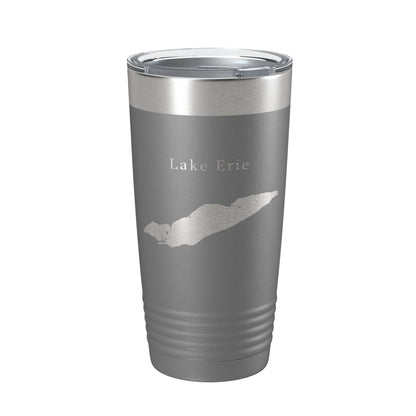 Lake Erie Map Tumbler Travel Mug Insulated Laser Engraved Coffee Cup Michigan Ohio Pennsylvania New York 20 oz-16