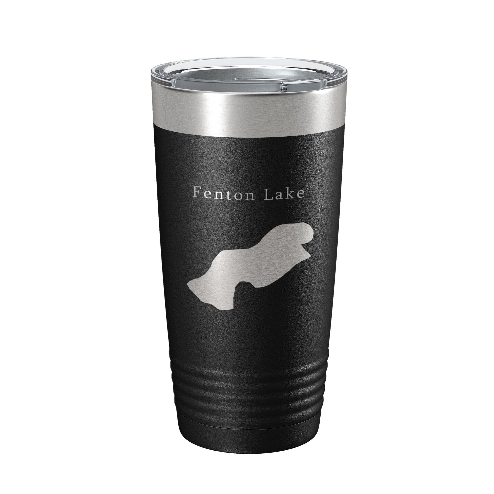 Fenton Lake Map Tumbler Travel Mug Insulated Laser Engraved Coffee Cup New Mexico 20 oz-0