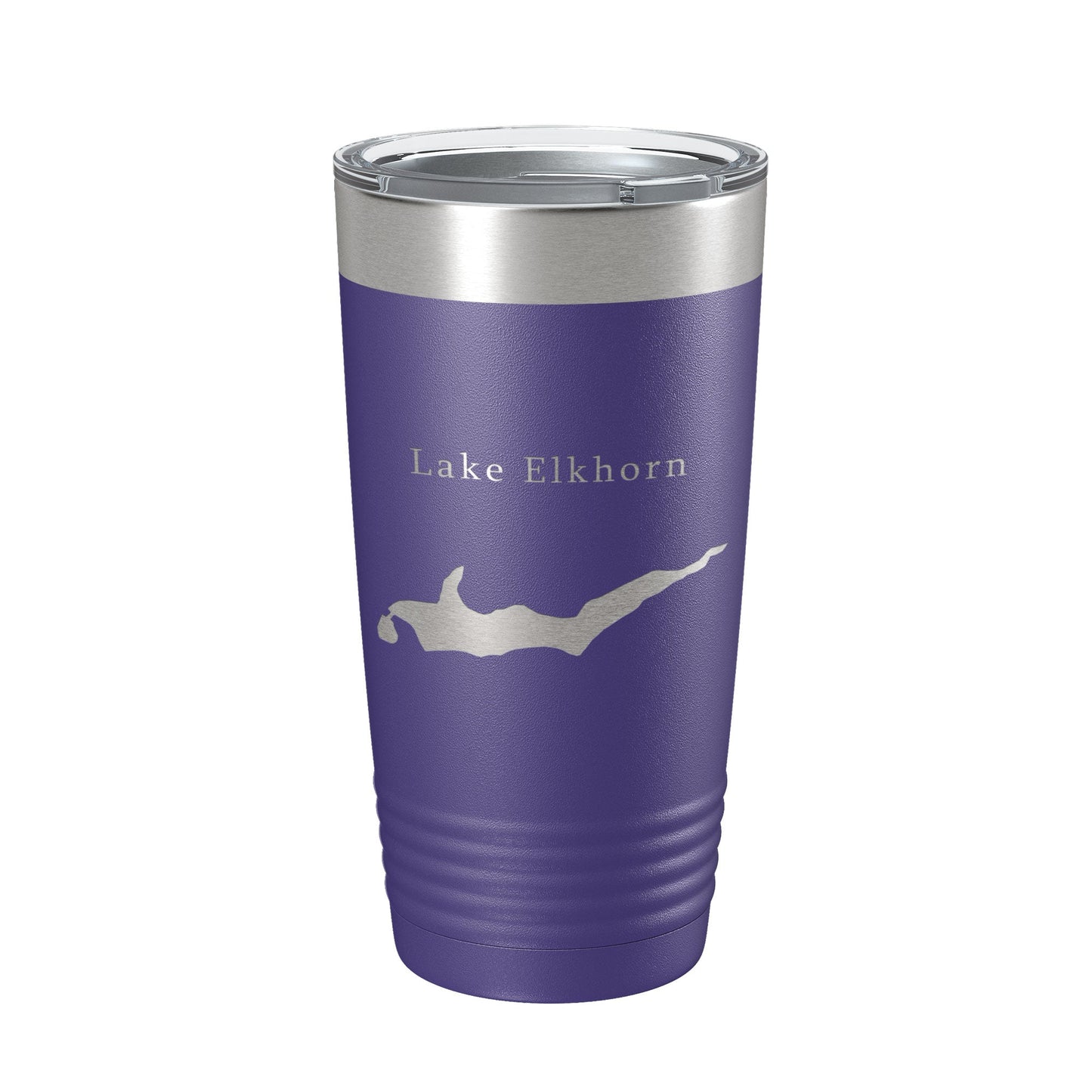 Lake Elkhorn Map Tumbler Travel Mug Insulated Laser Engraved Coffee Cup Maryland 20 oz-15