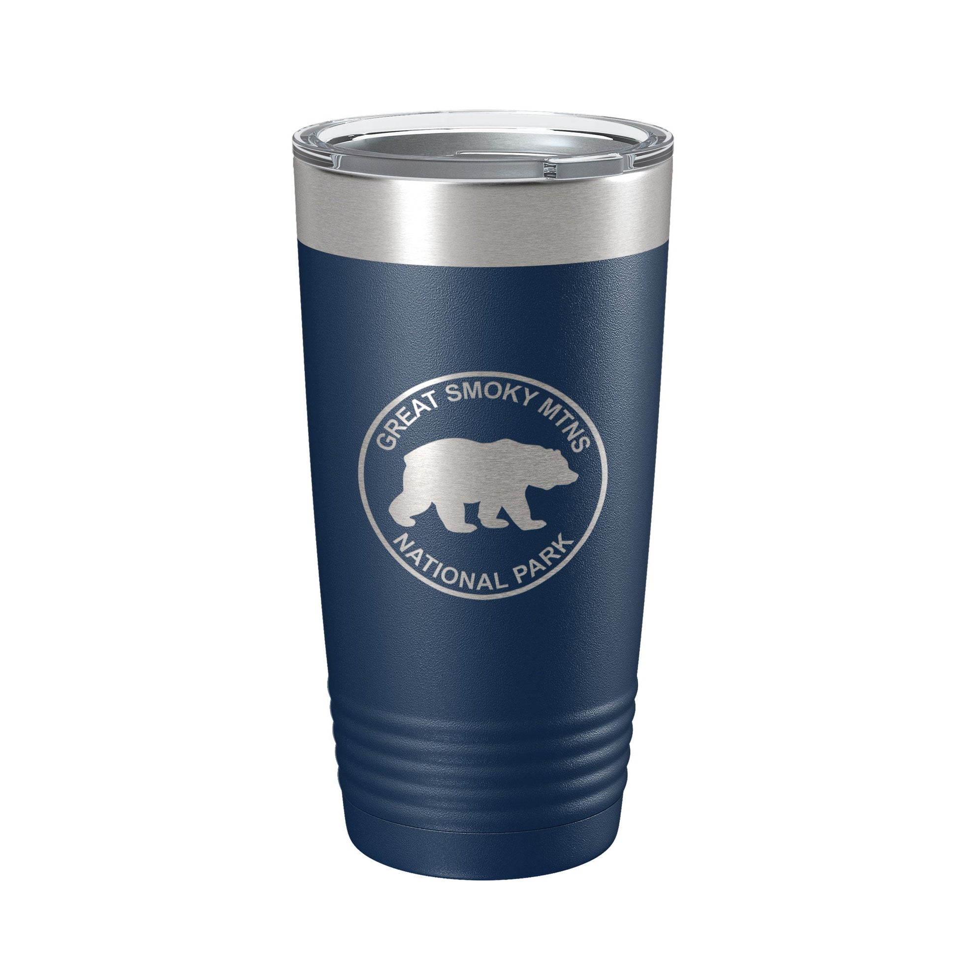 Smokies Bear Tumbler Great Smoky Mountains National Park Travel Mug Insulated Laser Engraved Coffee Cup Gatlinburg Pigeon Forge Townsend GSMNP 20 oz-2