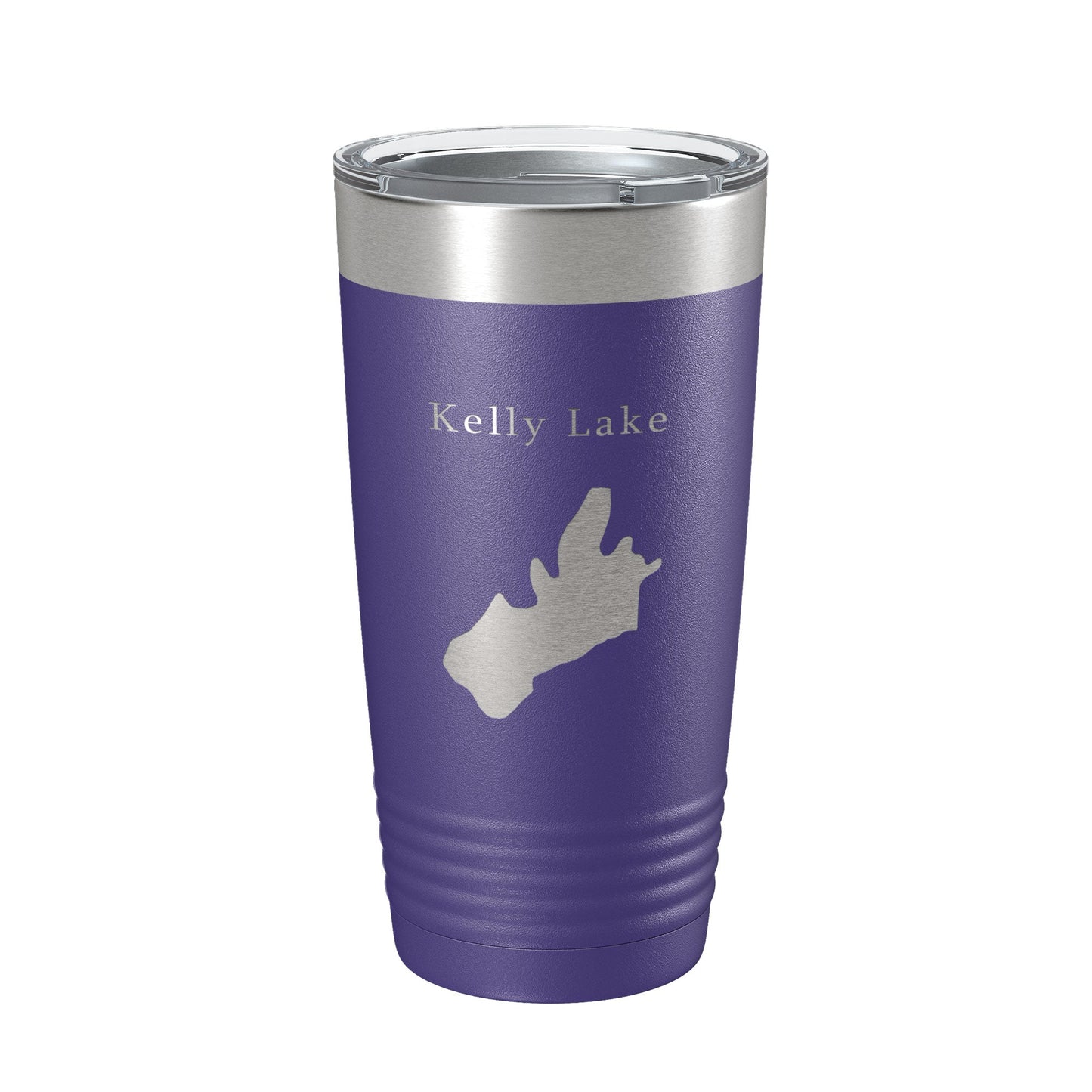 Kelly Lake Map Tumbler Travel Mug Insulated Laser Engraved Coffee Cup California 20 oz-15