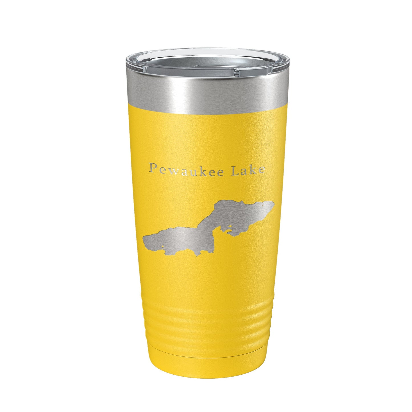 Pewaukee Lake Map Tumbler Travel Mug Insulated Laser Engraved Coffee Cup Wisconsin 20 oz-4