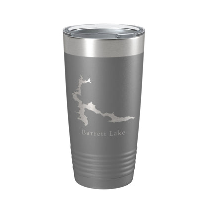 Barrett Lake Map Tumbler Travel Mug Insulated Laser Engraved Coffee Cup California 20 oz-16