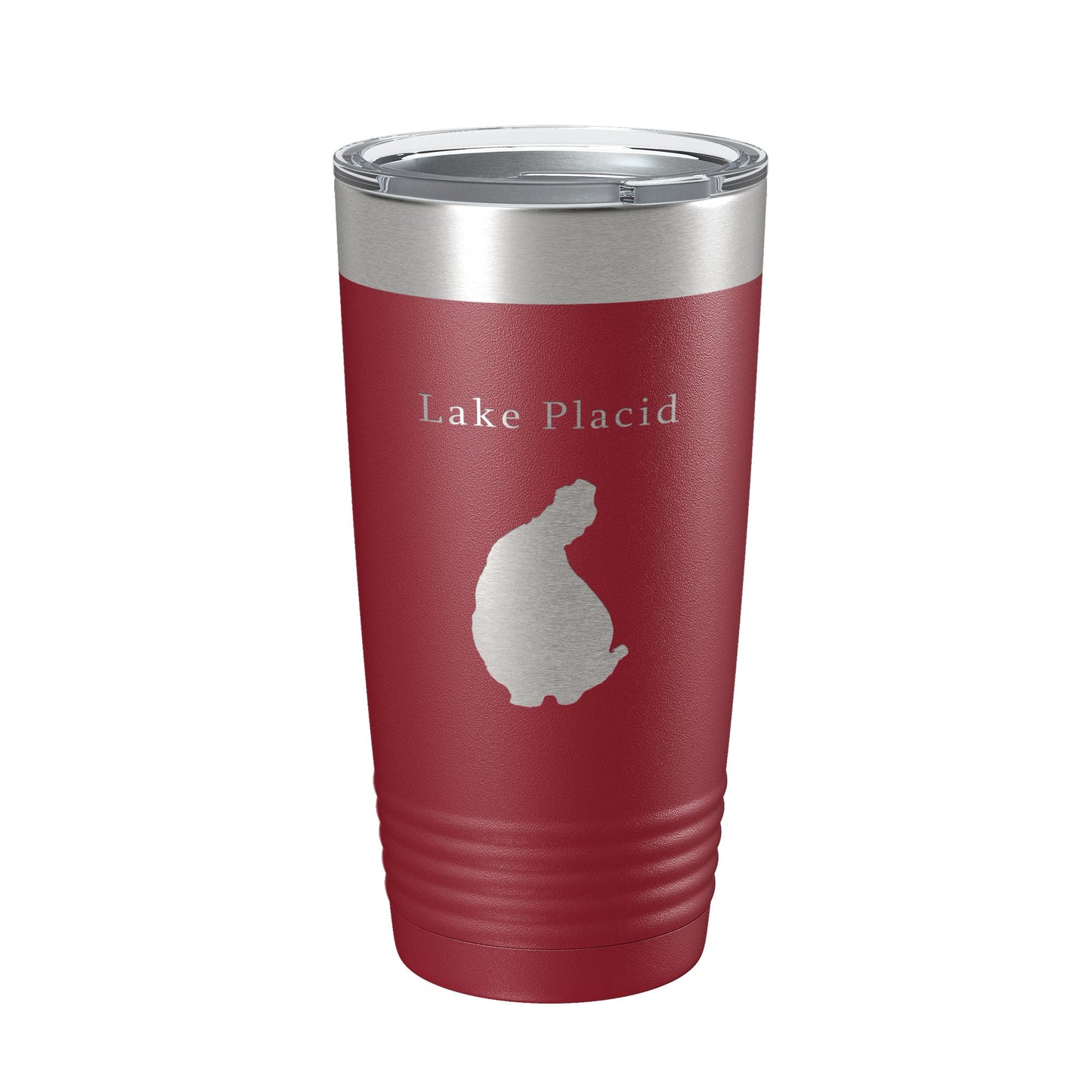 Lake Placid Map Tumbler Travel Mug Insulated Laser Engraved Coffee Cup Florida 20 oz-18