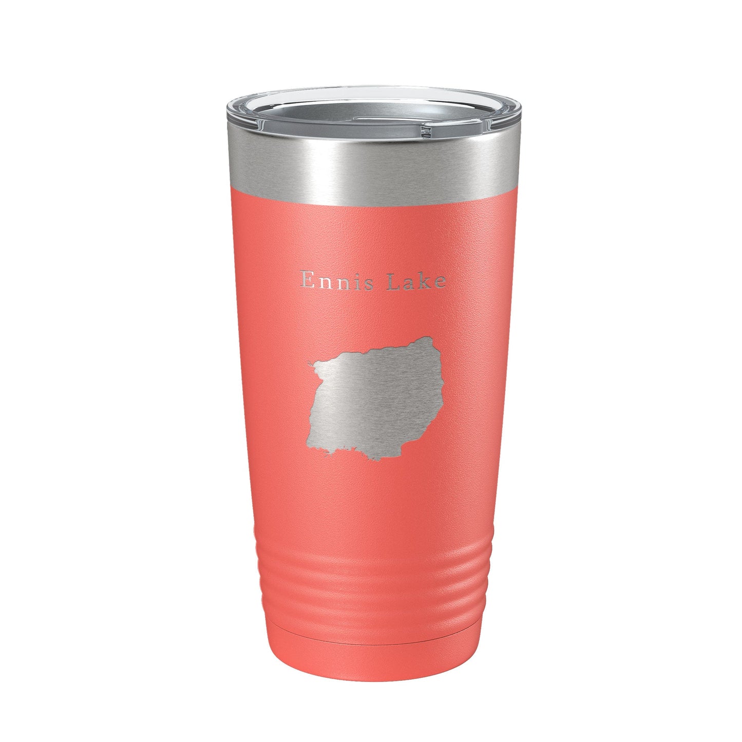 Ennis Lake Map Tumbler Travel Mug Insulated Laser Engraved Coffee Cup Montana 20 oz-20