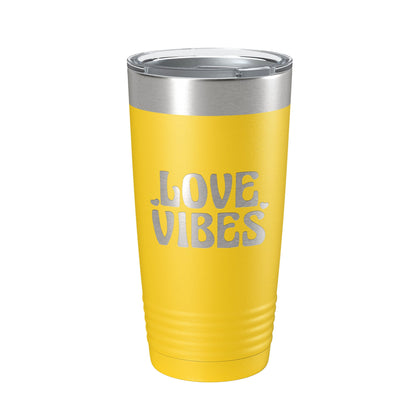 Love Vibes Tumbler Valentine's Day Travel Mug Gift Insulated Laser Engraved Coffee Cup 20 oz-19