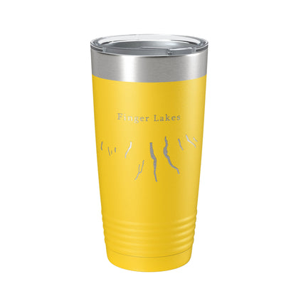 Finger Lakes Map Tumbler Travel Mug Insulated Laser Engraved Coffee Cup New York 20 oz-19