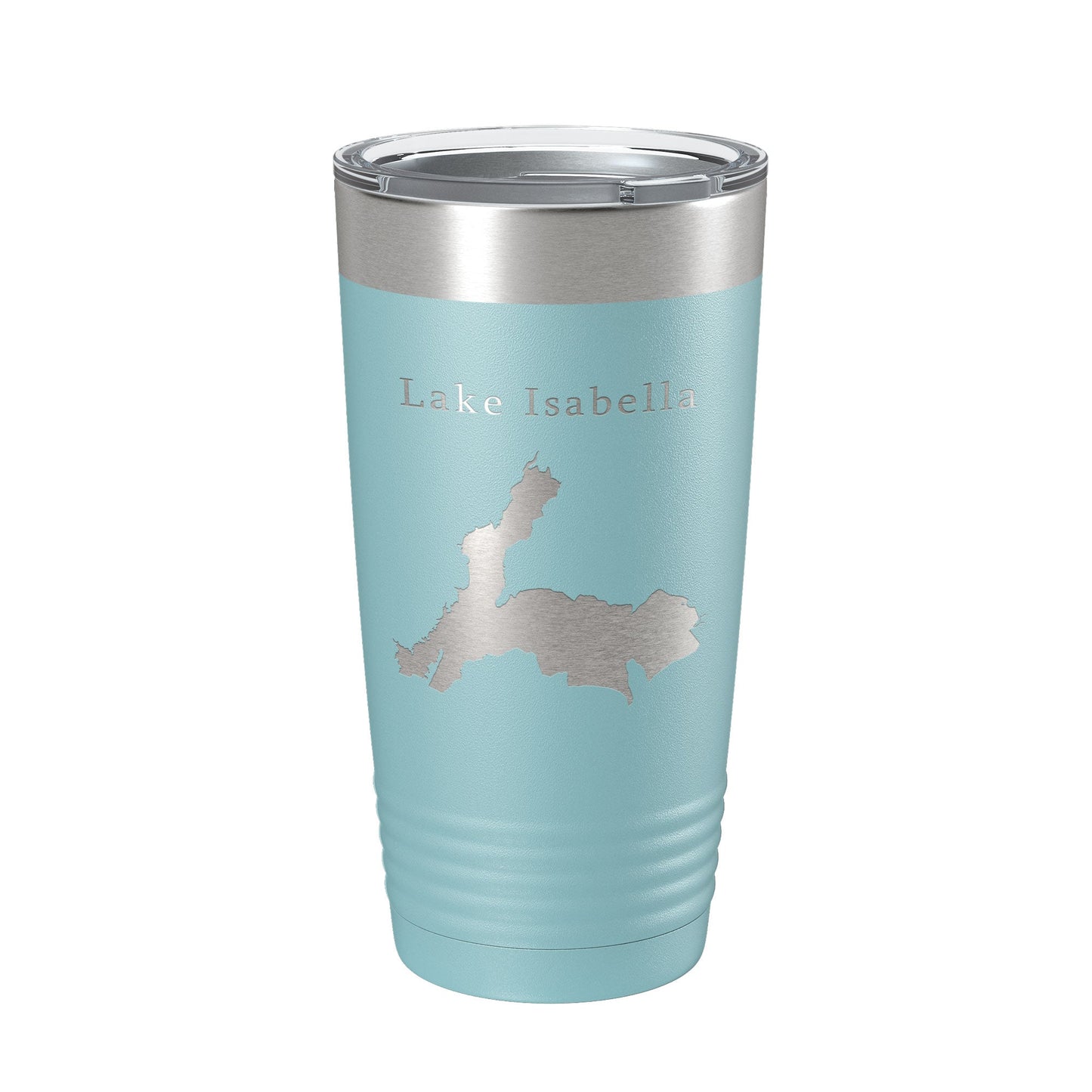 Lake Isabella Map Tumbler Travel Mug Insulated Laser Engraved Coffee Cup California 20 oz-13