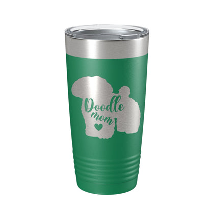 Doodle Mom Tumbler Dog Travel Mug Gift Insulated Laser Engraved Coffee Cup 20 oz-9