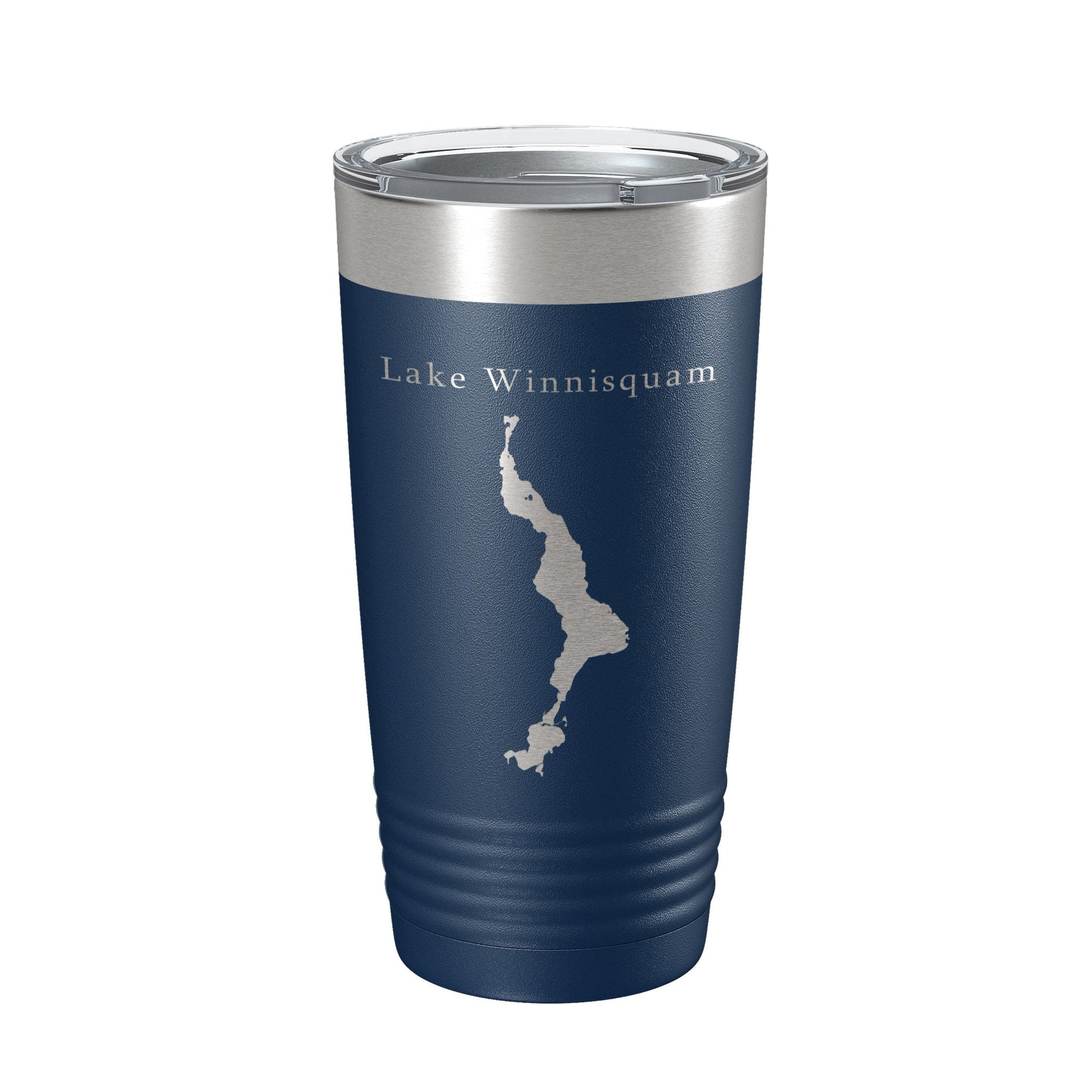 Lake Winnisquam Map Tumbler Travel Mug Insulated Laser Engraved Coffee Cup Laconia New Hampshire 20 oz-2