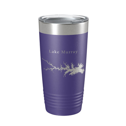 Lake Murray Map Tumbler Travel Mug Insulated Laser Engraved Coffee Cup South Carolina 20 oz-15