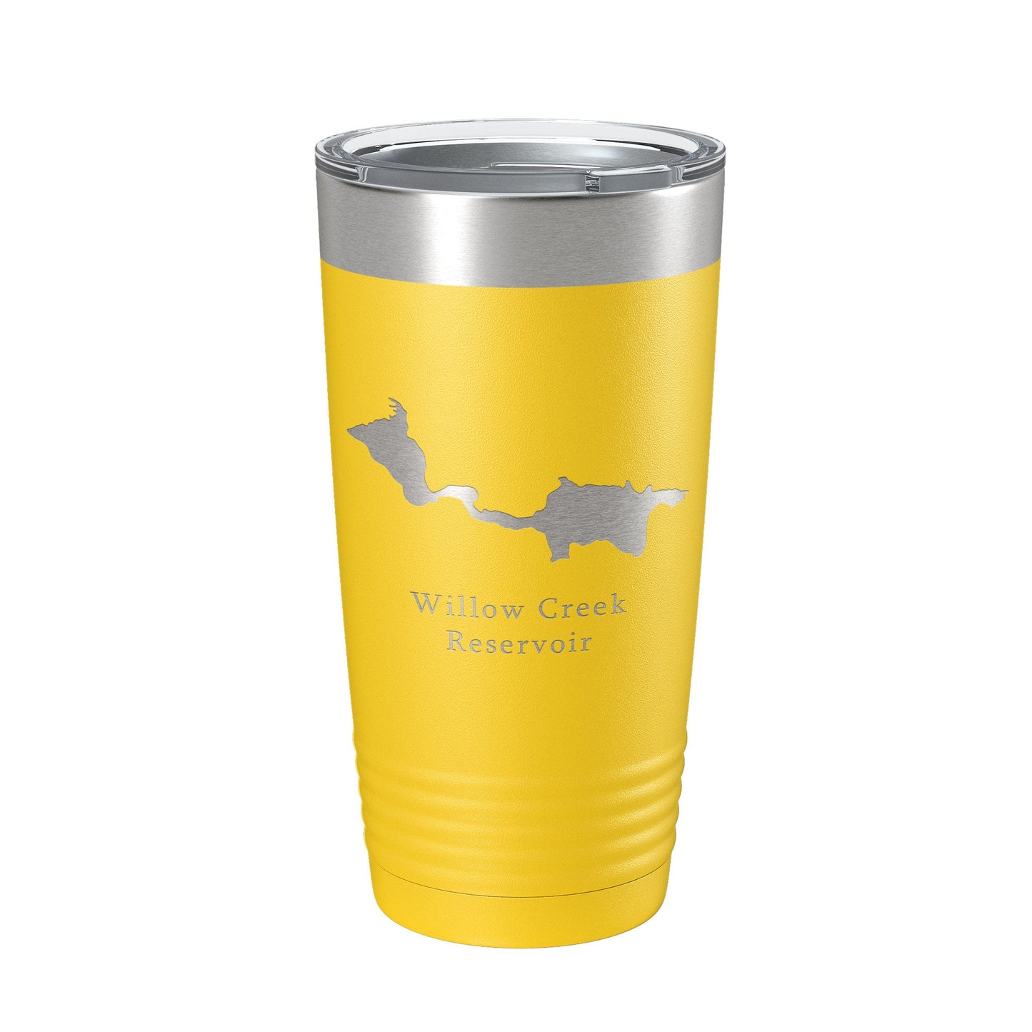 Willow Creek Reservoir Arapaho Tumbler Lake Map Travel Mug Insulated Laser Engraved Coffee Cup Colorado 20 oz-19