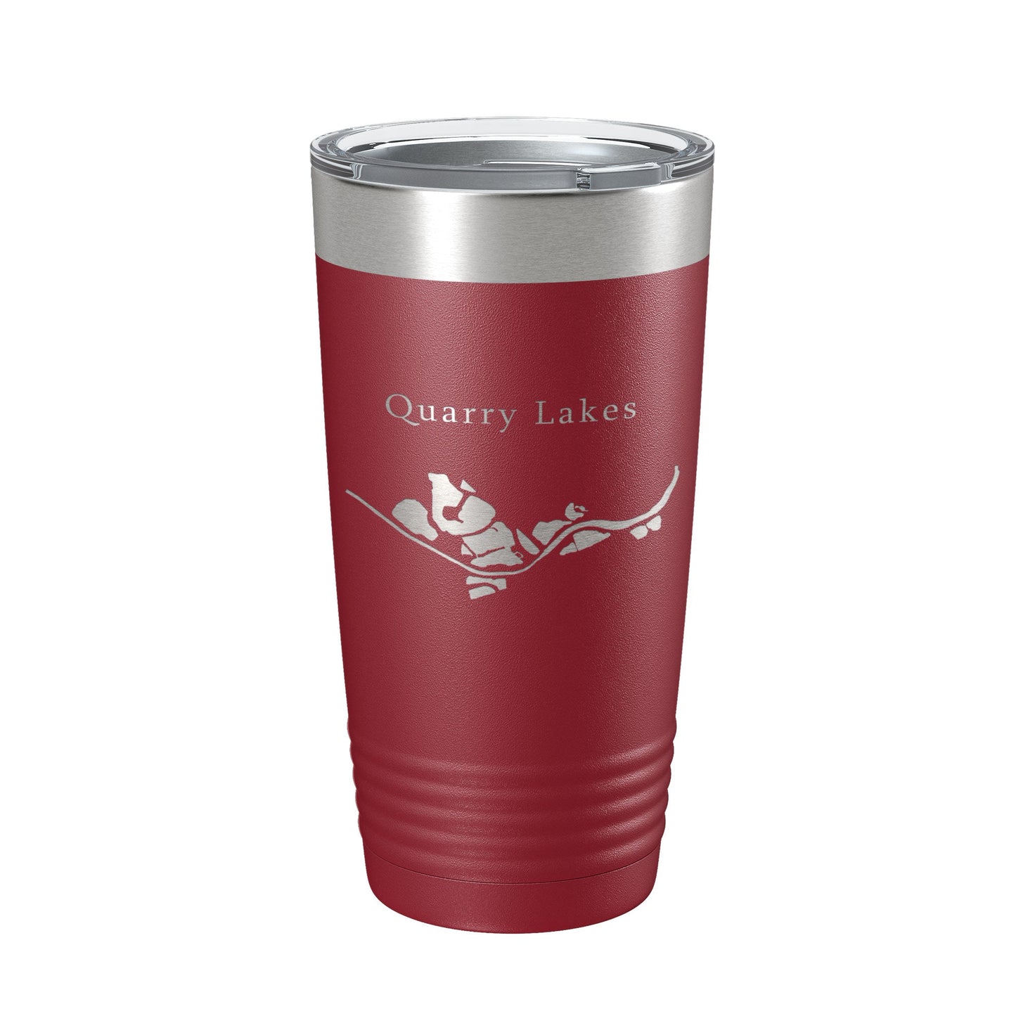 Quarry Lakes Map Tumbler Travel Mug Insulated Laser Engraved Coffee Cup Fremont California 20 oz-18