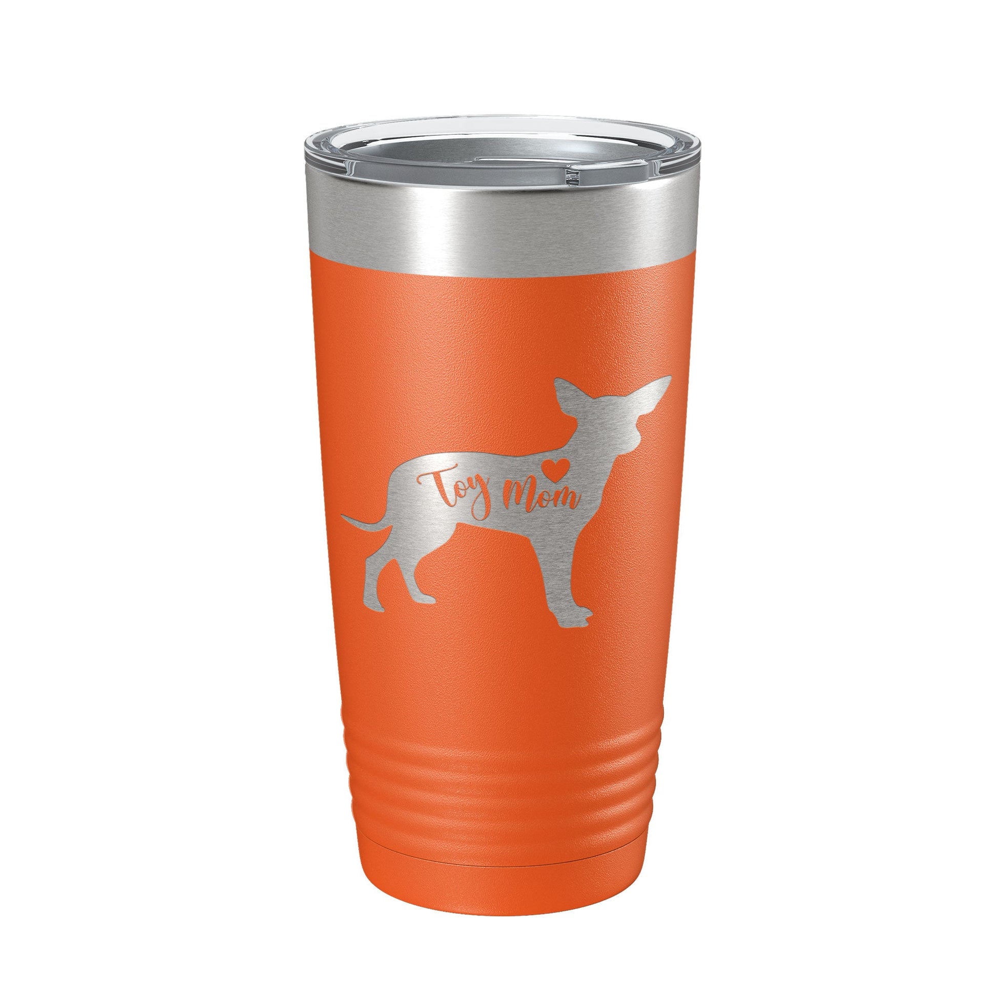 Toy Mom Tumbler Dog Travel Mug Gift Insulated Laser Engraved Coffee Cup 20 oz-4