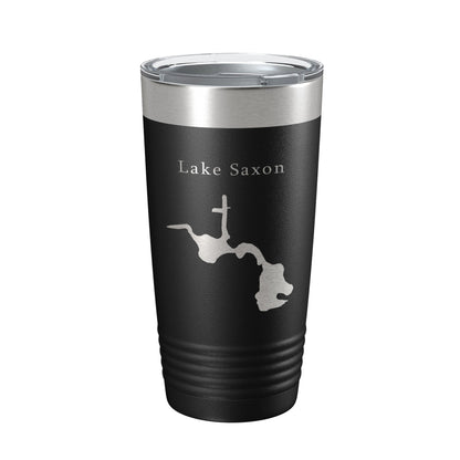 Lake Saxon Map Tumbler Travel Mug Insulated Laser Engraved Coffee Cup Florida 20 oz-5
