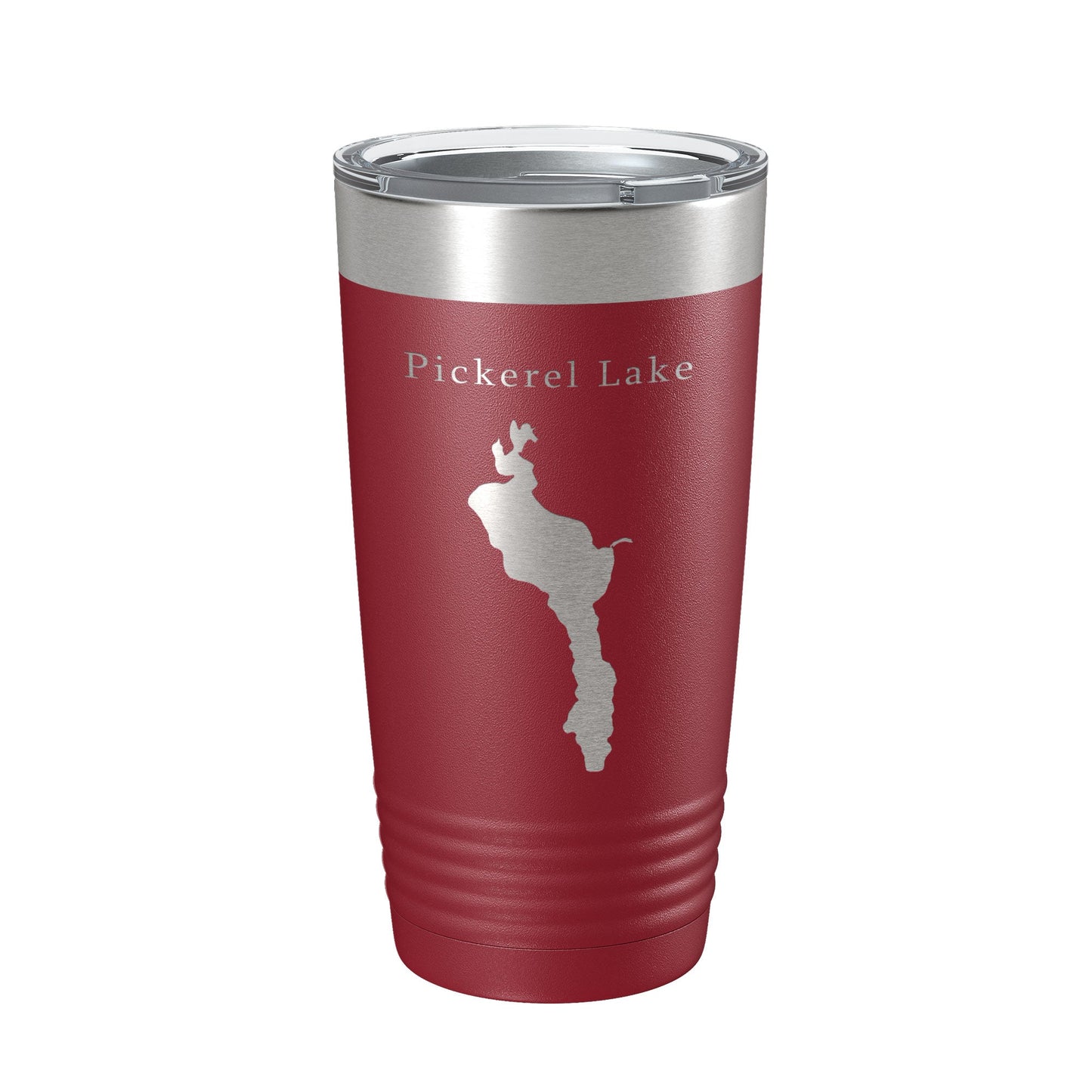 Pickerel Lake Map Tumbler Travel Mug Insulated Laser Engraved Coffee Cup South Dakota 20 oz-18