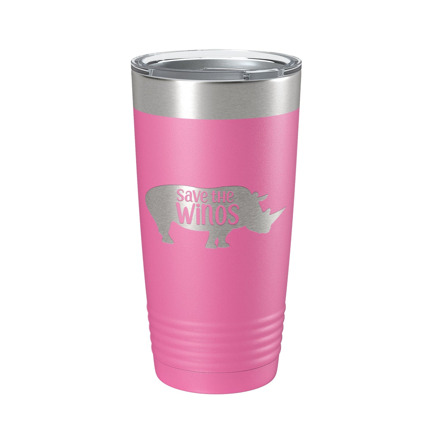 Save The Winos Tumbler Wine Rhinos Travel Mug Insulated Laser Engraved Coffee Cup Gift 20 oz-11