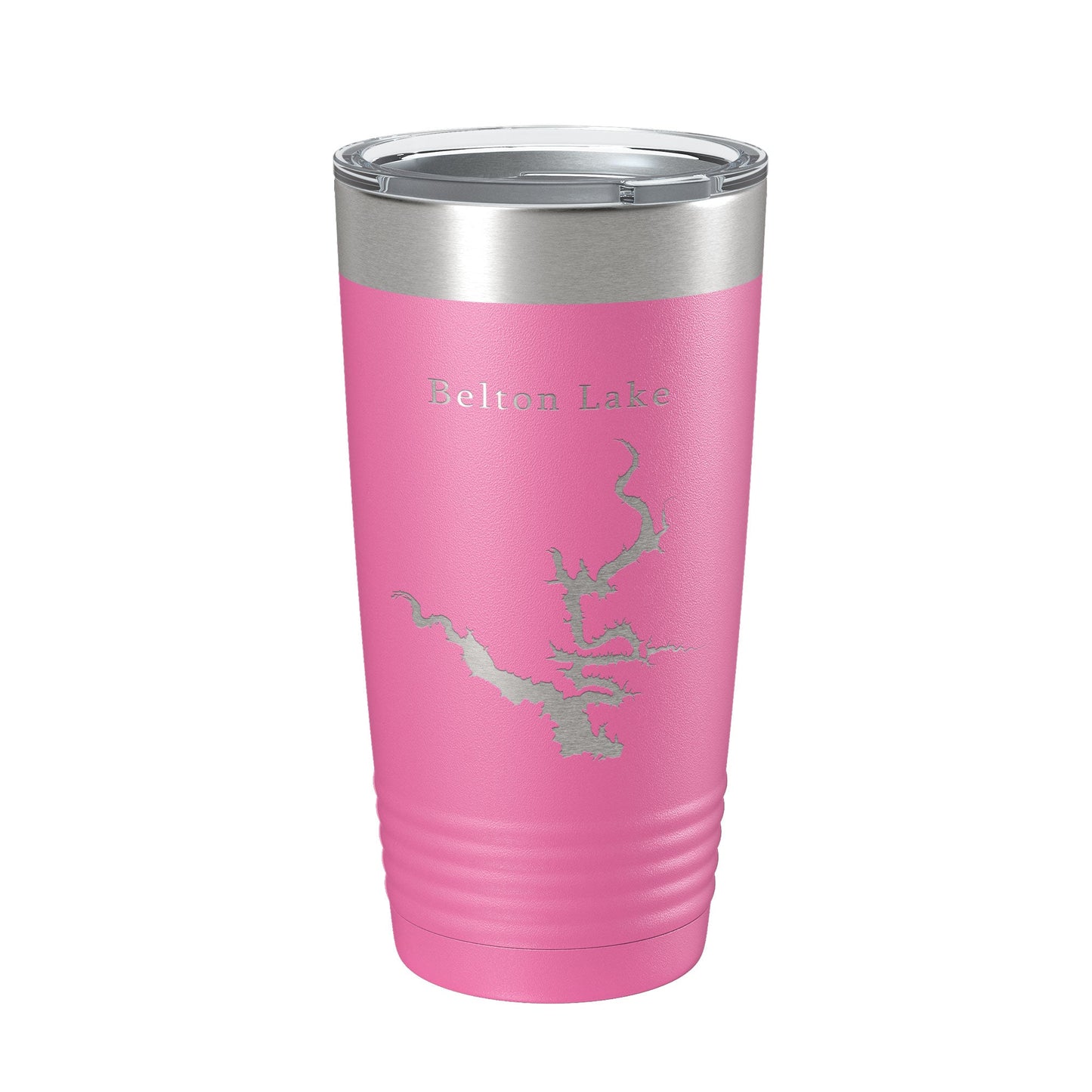 Belton Lake Map Tumbler Travel Mug Insulated Laser Engraved Coffee Cup Texas 20 oz-11